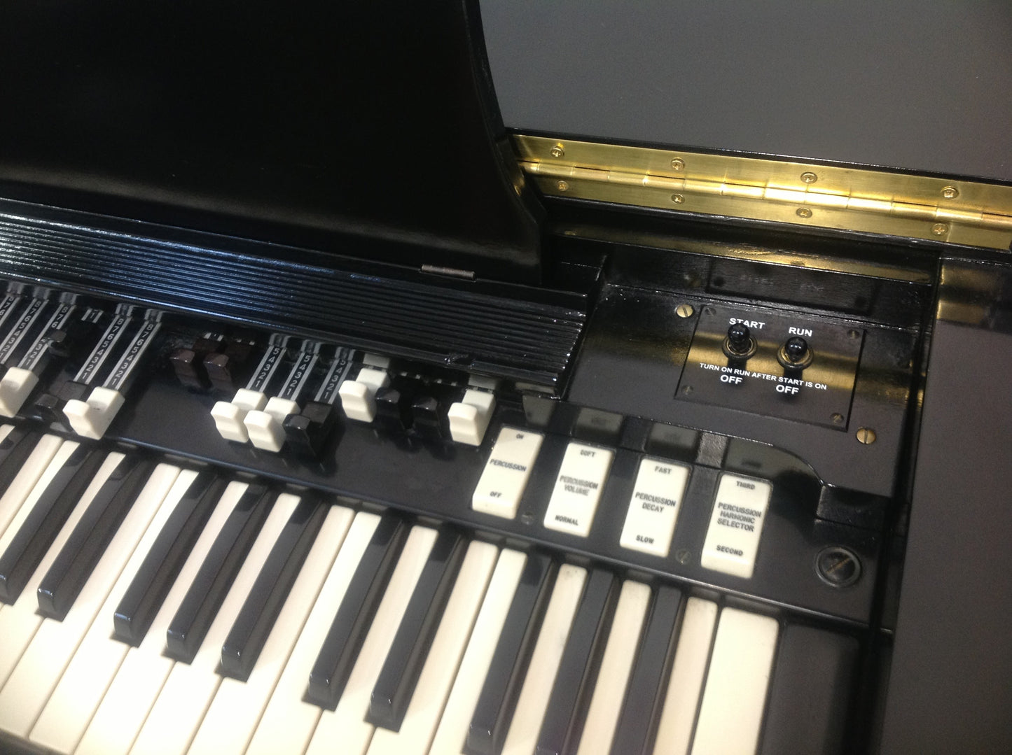 Custom Black Hammond B3 & Leslie 122 speaker