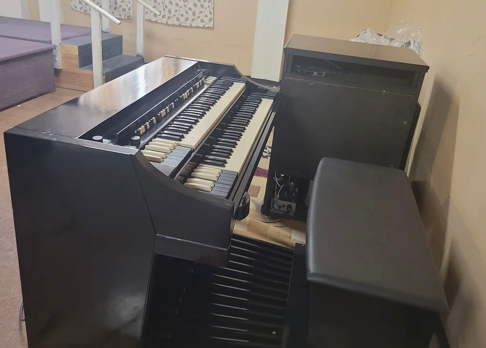 Custom Black A100 combo with leslie speaker