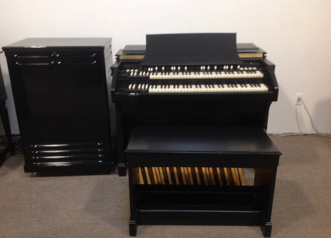 Custom Stain Black Hammond C3 & Leslie Speaker 122 - $9950.00- Financing starting at $199